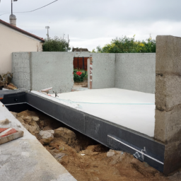 Agrandissement terrasse pour jardin suspendu Bressuire